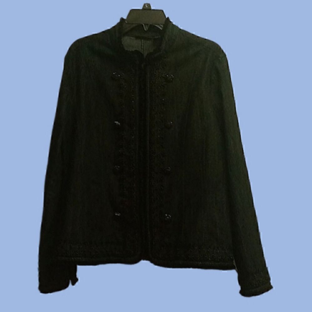 ❄️Bay studio Womens black dress jacket long sleeved size XL